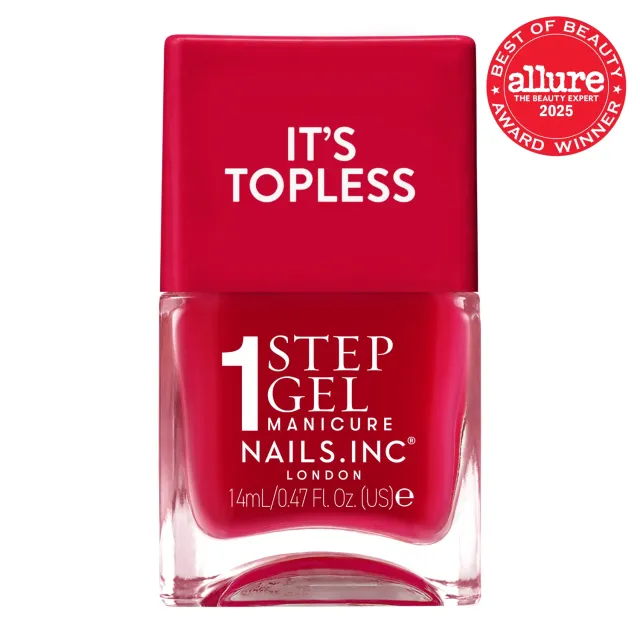 Nails Inc It's Topless Rory neglelakk 1-step gel blank