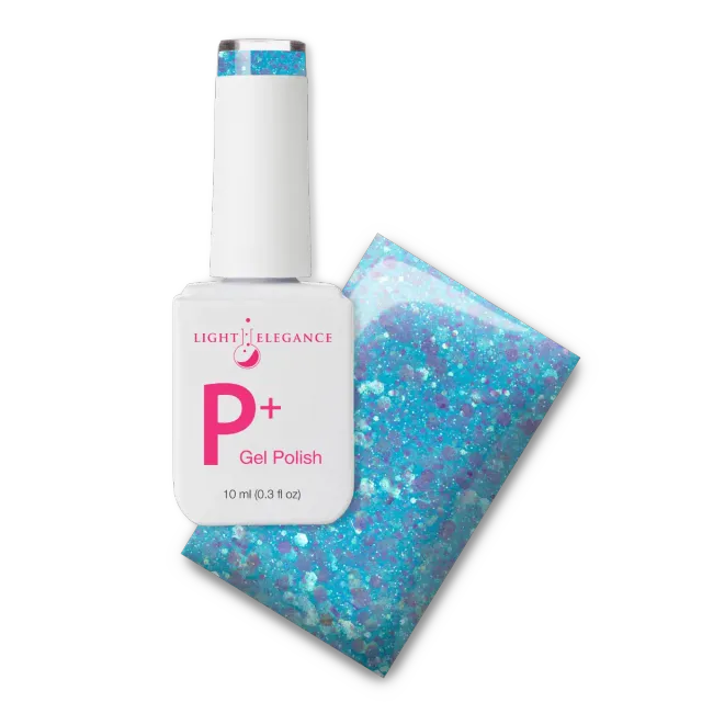 Light Elegance P+ Once Upon a Tide glitter gelelakk 10 ml