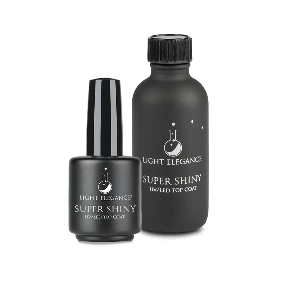 Light Elegance Super Shiny + Refill toppgel 15 ml + 60 ml