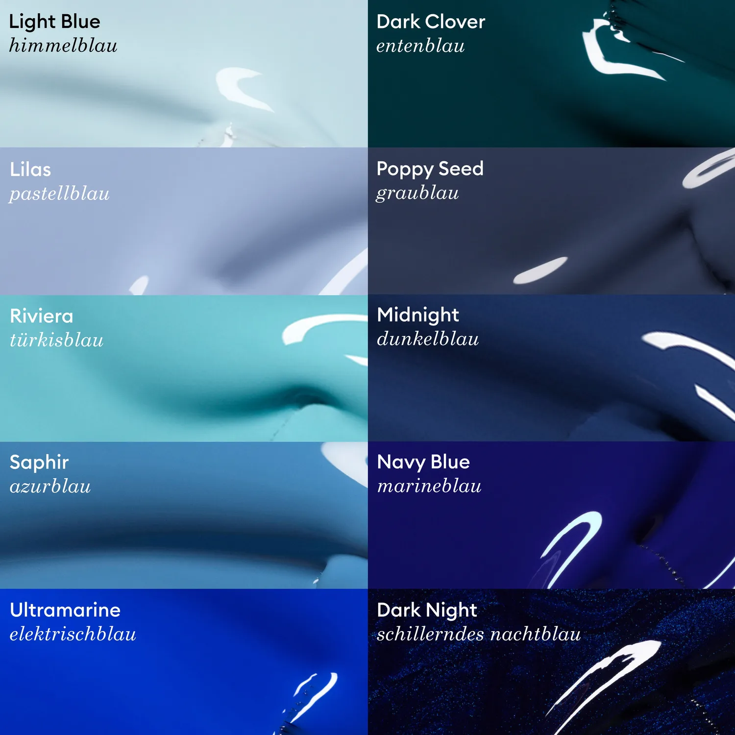 Manucurist Green Flash Midnight neglelakk mørkeblå