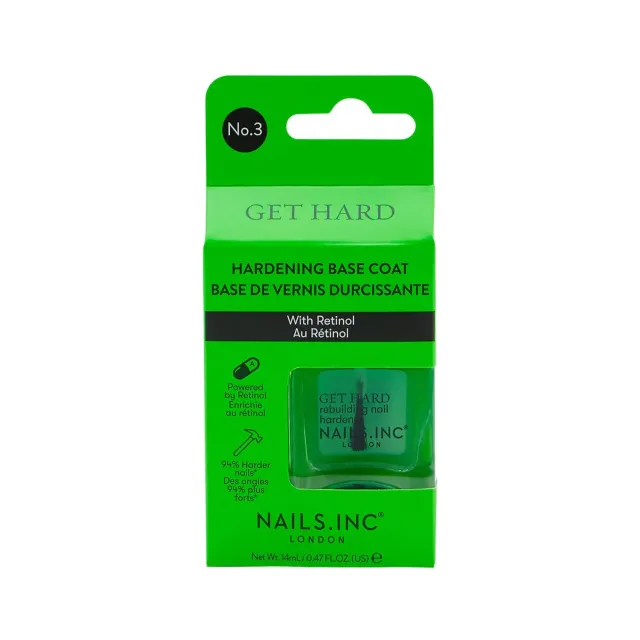 Nails Inc London Get Hard herde underlakk glans