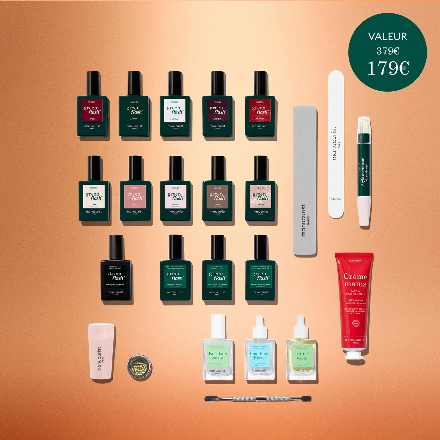 Manucurist Time to Flash julekalender Green Flash 24 luker