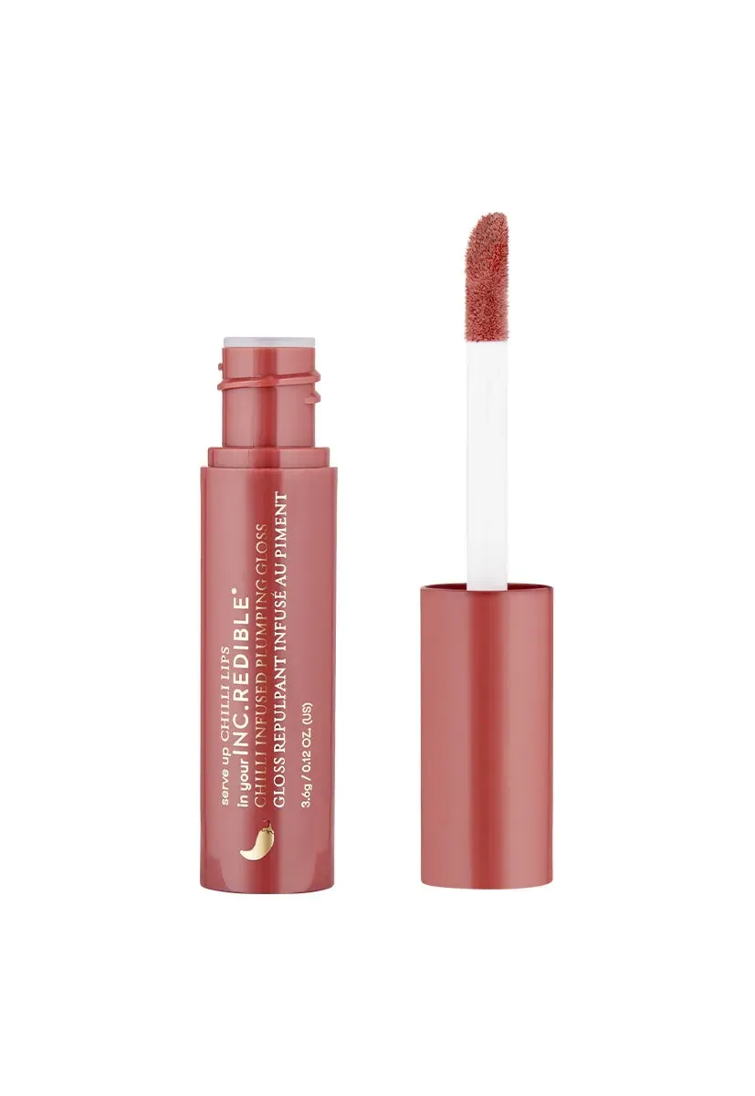 Nails Inc Woke Up Hot leppegloss rosa volumgivende