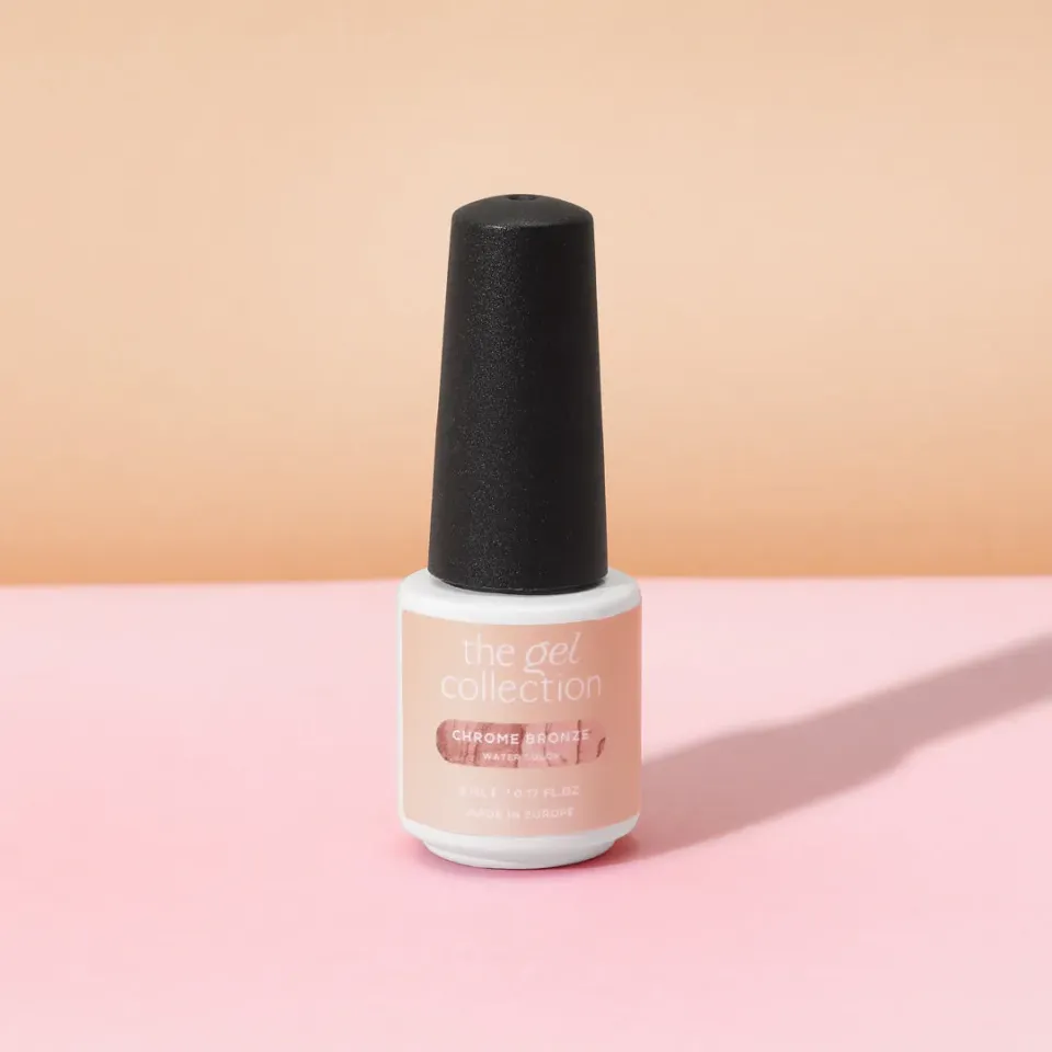 The Gel Collection Watercolor Chrome Bronze neglekunst bronse