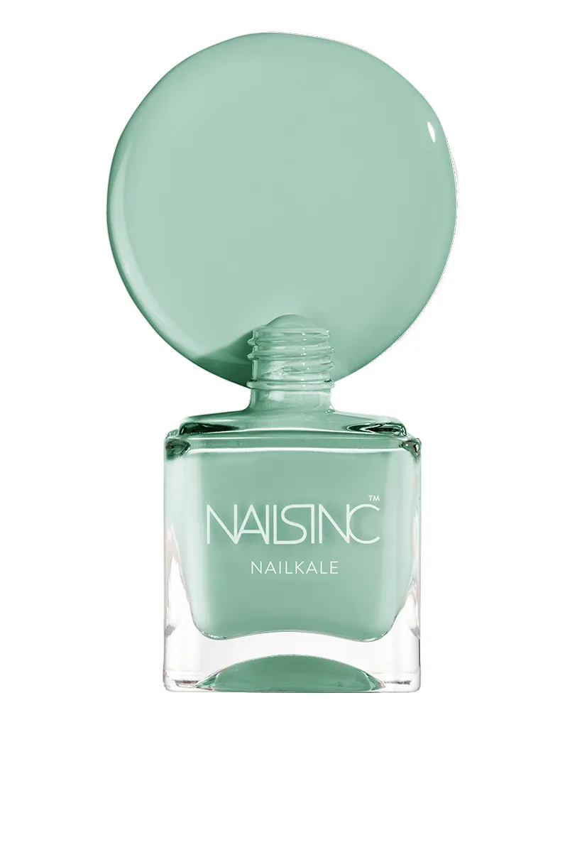Nails Inc London NailKale Royal Crescent Gardens neglelakk grønn