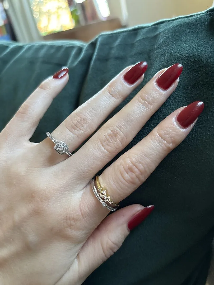 Nails Inc Leave Them On Red neglelakksett 4-pk rød