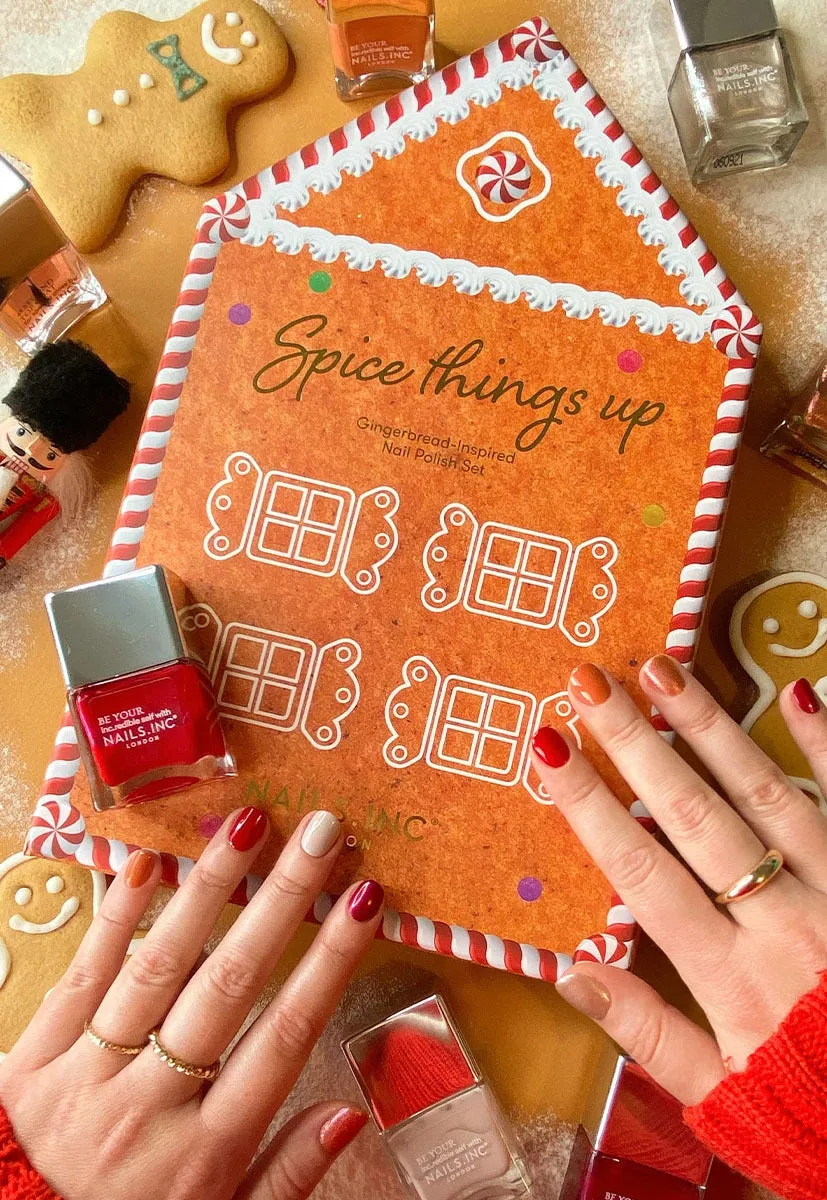 Nails Inc Ginger All The Way neglelakk 7-pakning krem