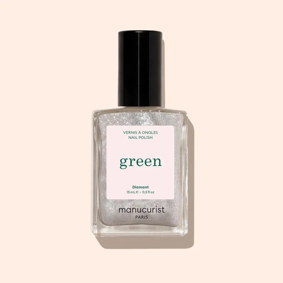 Manucurist Green Diamant neglelakk sølv glitter