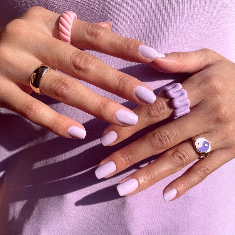 Le Mini Macaron Lilac Blossom gellakk 8,5 ml lavendel 3in1