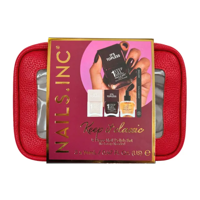 Nails Inc Keep It Classic manikyrsett gel 1-steg