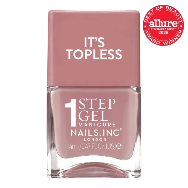 Nails Inc It’s Topless Felicity neglelakk 1-step gel