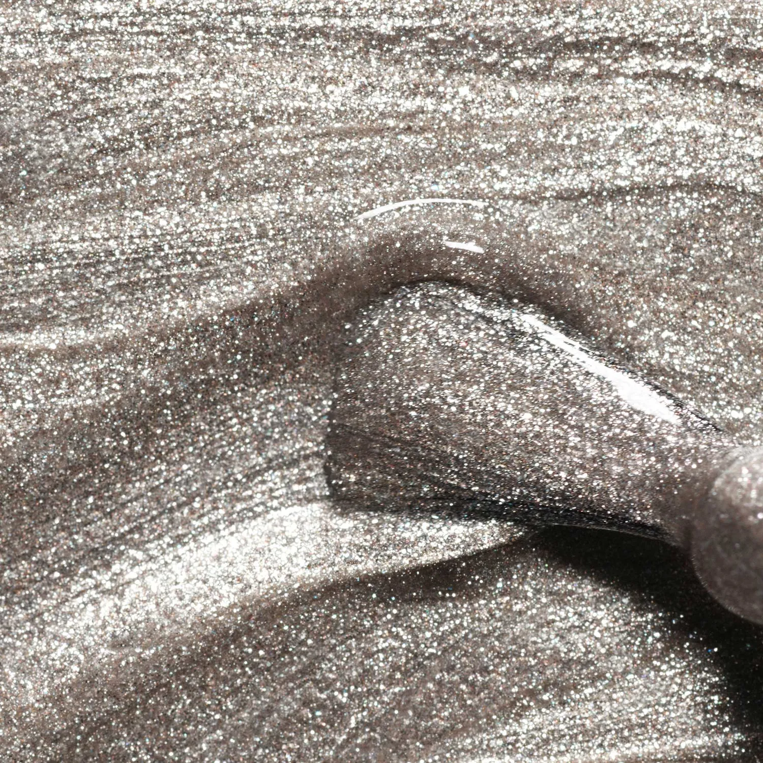 Manucurist Green Flash Disco gel-lakk sølv glitter