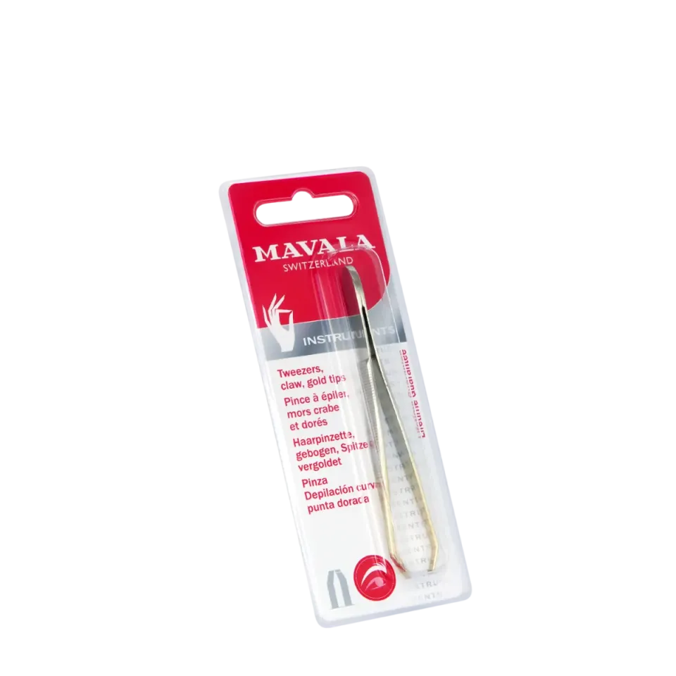Mavala Tweezers Claw pinsett gullspiss