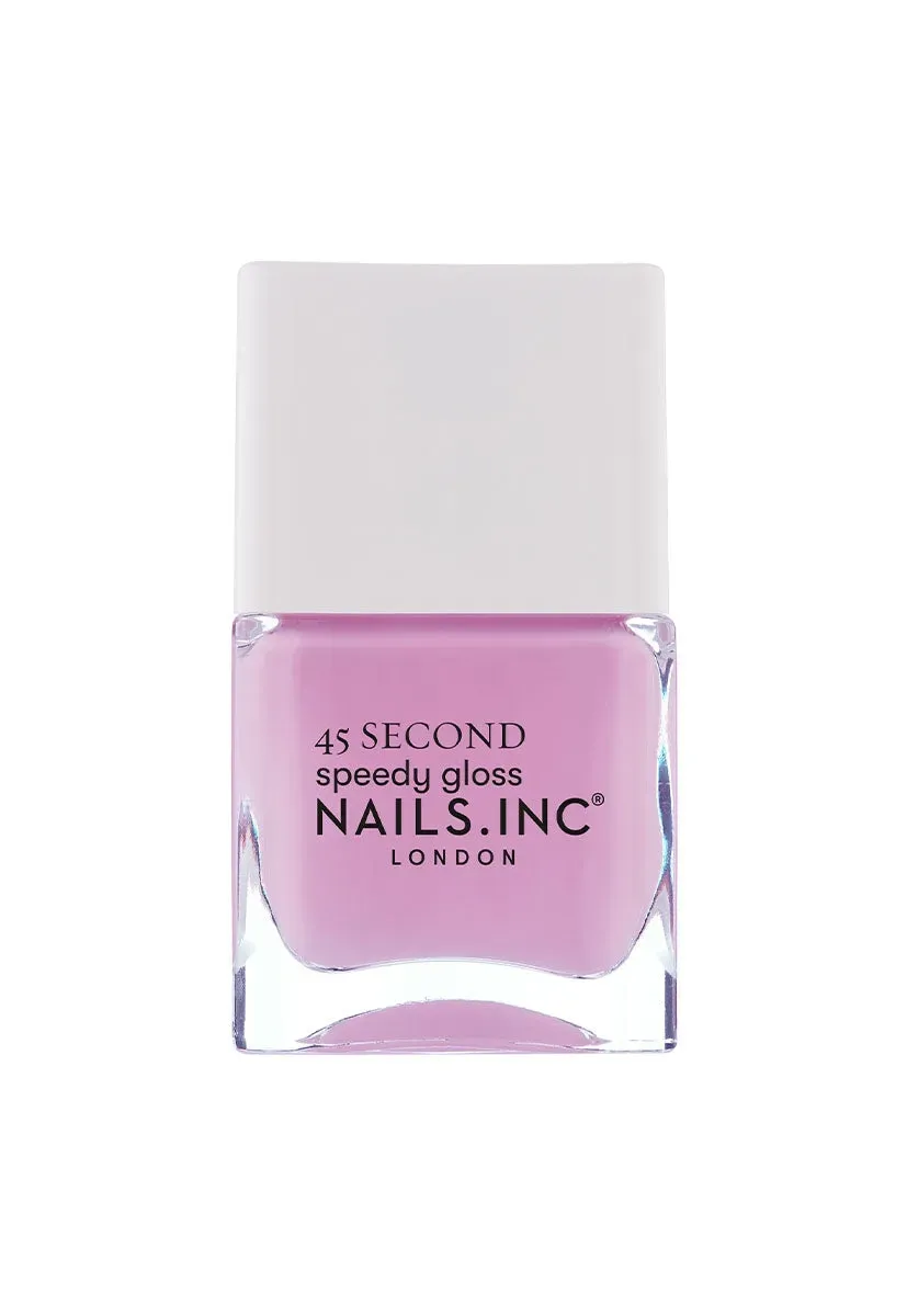 Nails Inc Ready for Richmond neglelakk rosa hurtigtørkende