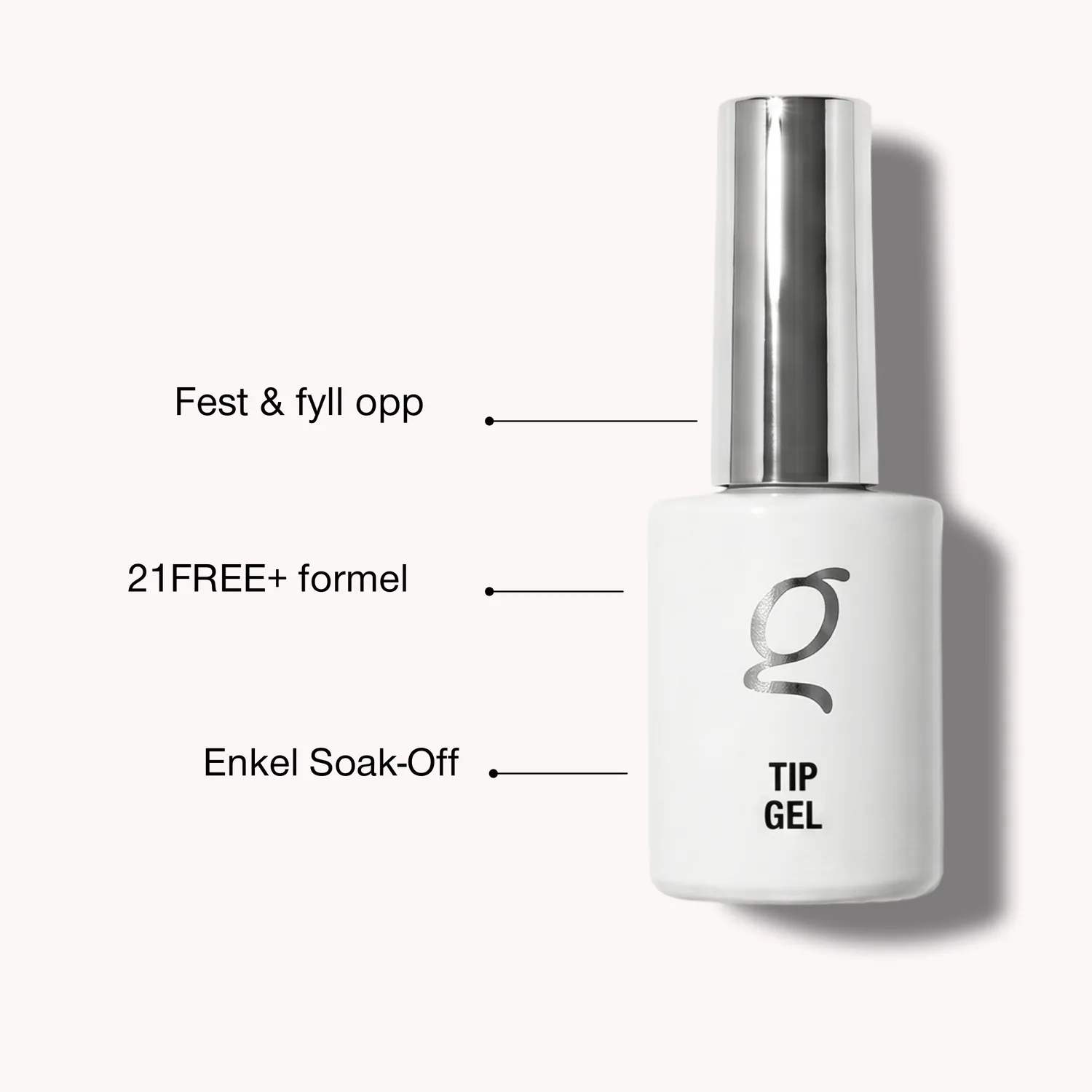 The Gel Collection Tip Gel gel 15 ml 2-i-1 fleksibel