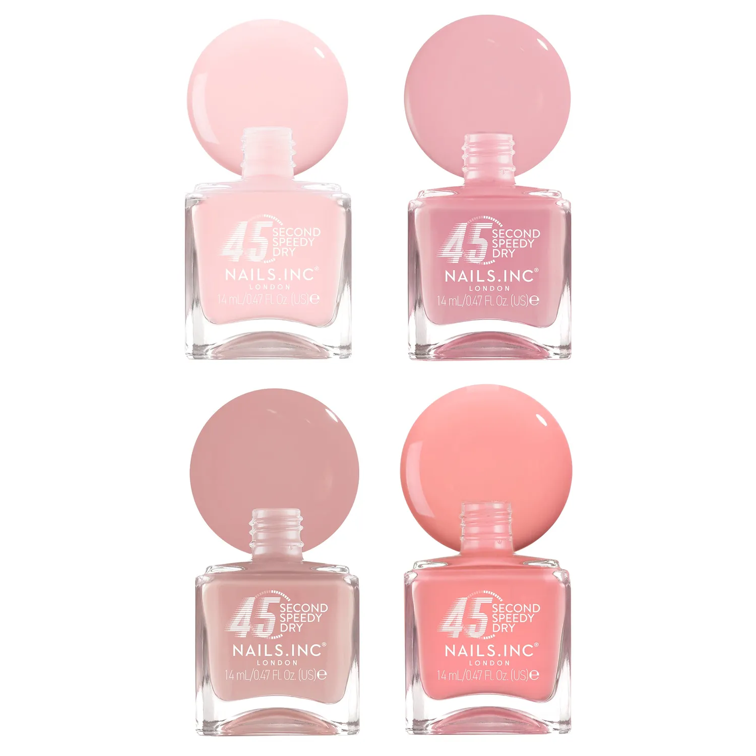 Nails Inc 45 Second Speedy Gloss Glassy Glow neglelakksett