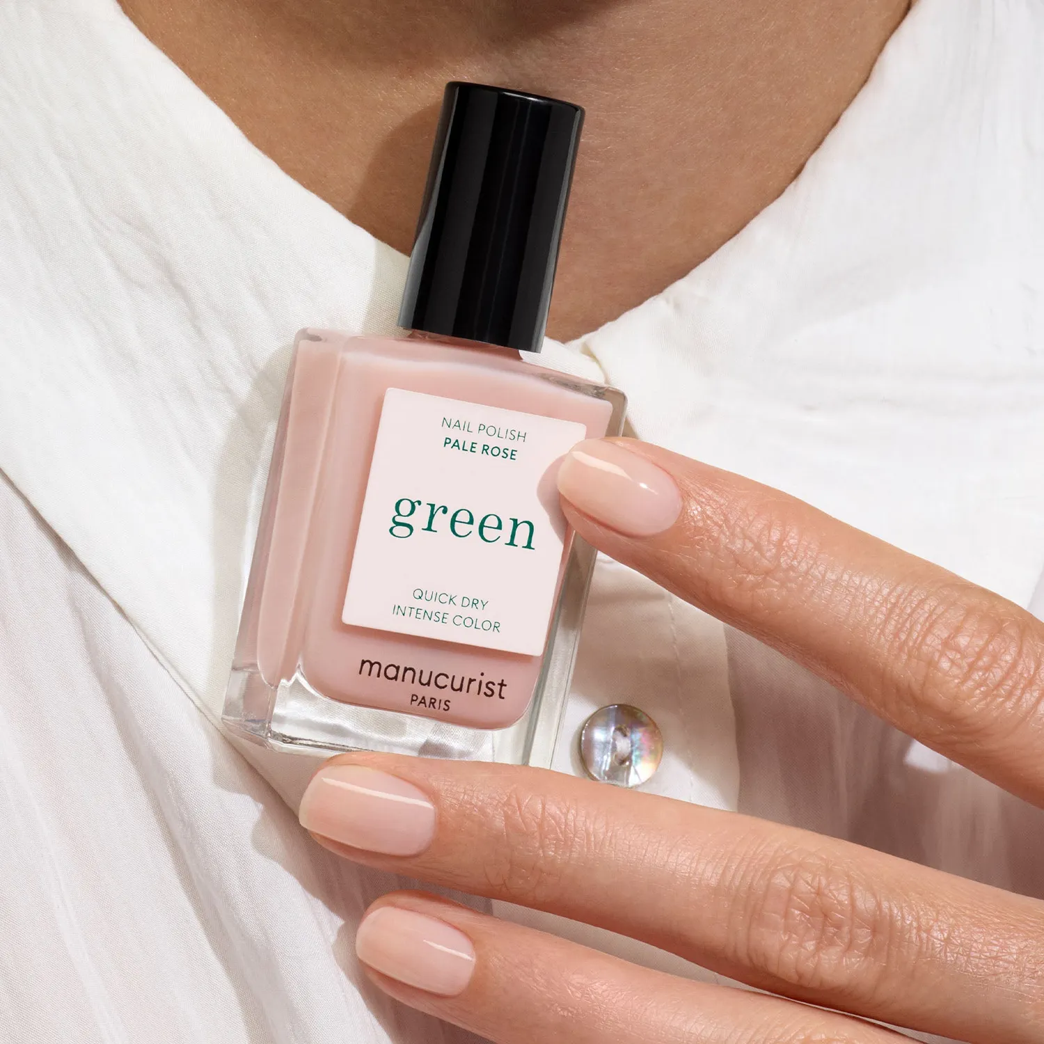 Manucurist Green Pale Rose neglelakk lys rosa