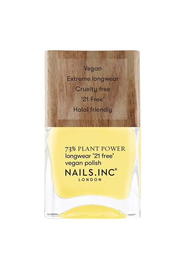 Nails Inc London Planet Perfect Plant Power neglelakk gul