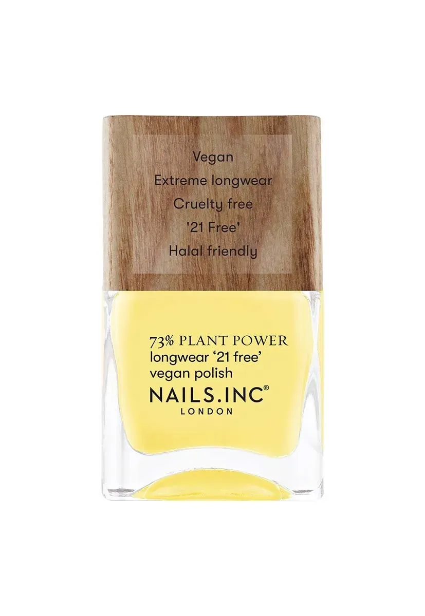 Nails Inc London Planet Perfect Plant Power neglelakk gul