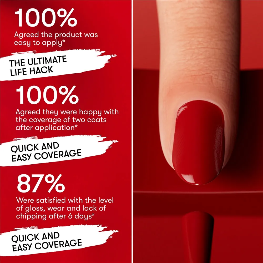 Nails Inc It’s Topless Lily 1-step gel neglelakk rosa