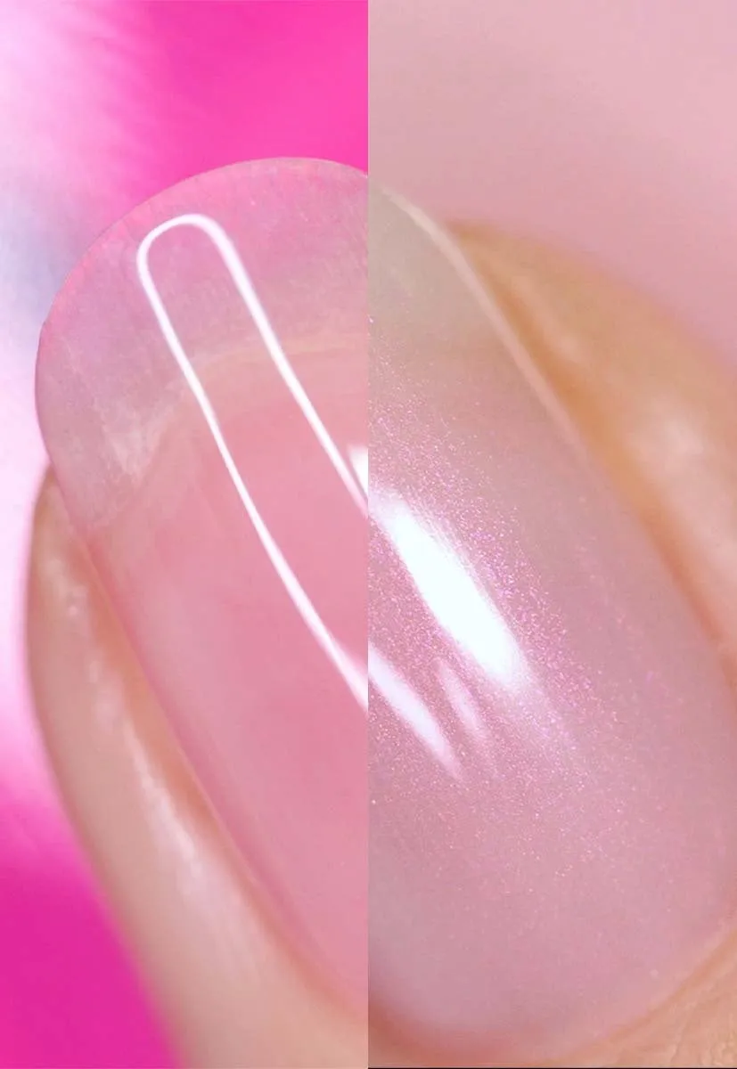 Nails Inc Glow Naturale neglelakkduo 2-pk rosa gloss