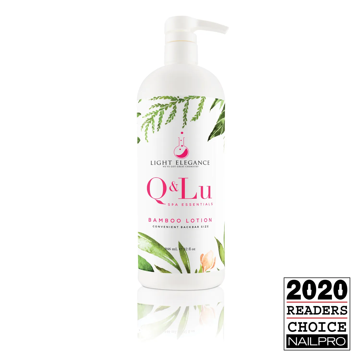 Light Elegance Q&Lu Bamboo håndkrem lotion shea