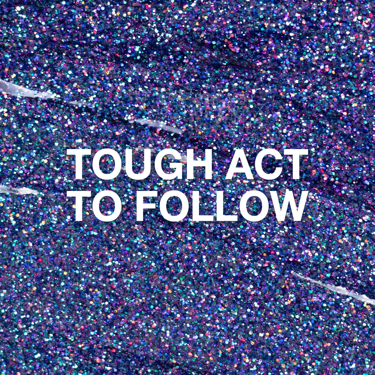Light Elegance Tough Act to Follow glittergel 10 ml midnatt
