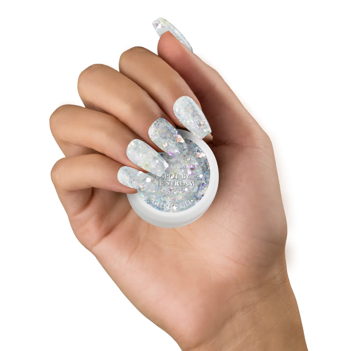 Light Elegance A Spot by the Stream glittergel sølv 10 ml