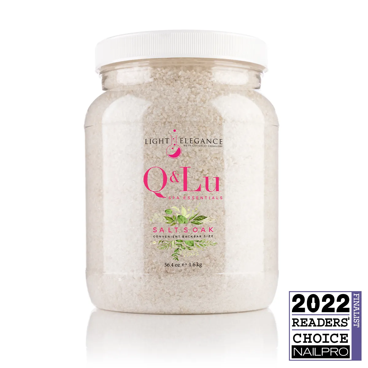 Light Elegance Q&Lu Salt Soak fotsalt lavendel mynte