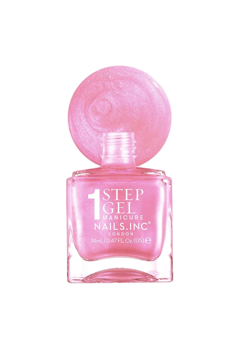 Nails Inc It's Topless Addison neglelakk rosa gel-effekt