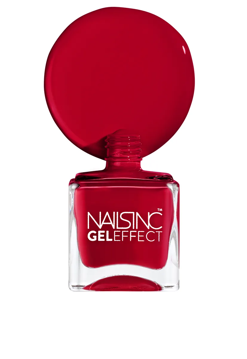 Nails Inc St James Gel Effect neglelakk rød krem