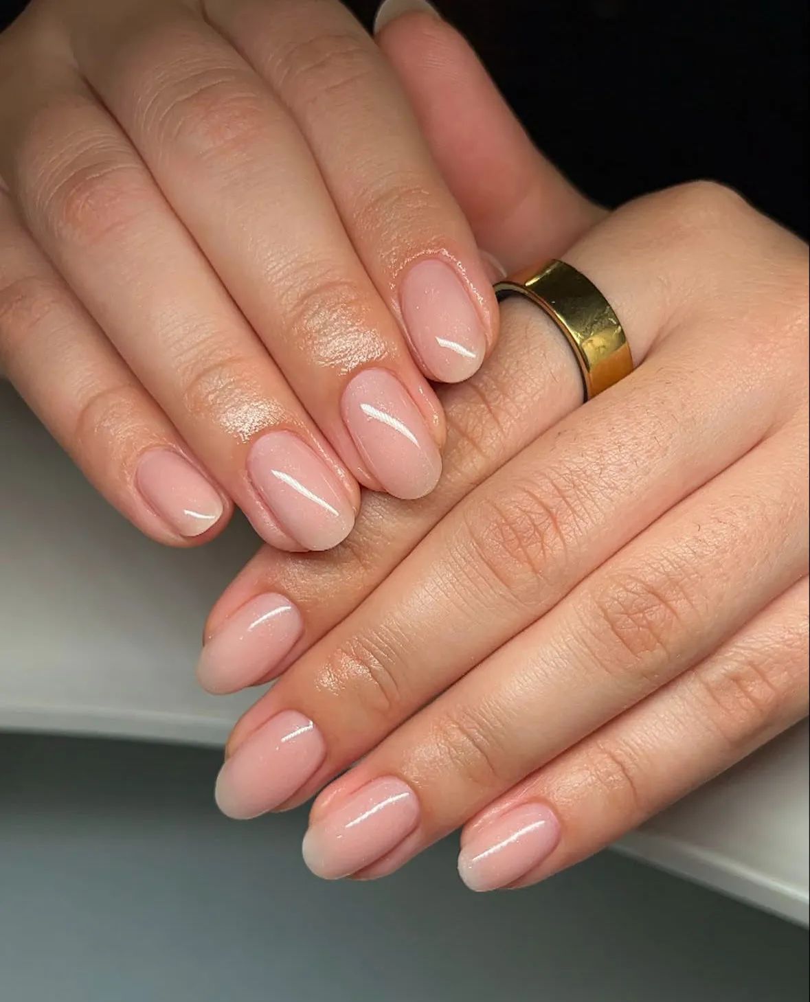 Light Elegance JimmyGel Cappuccino Shimmer byggelakk brun shimmer
