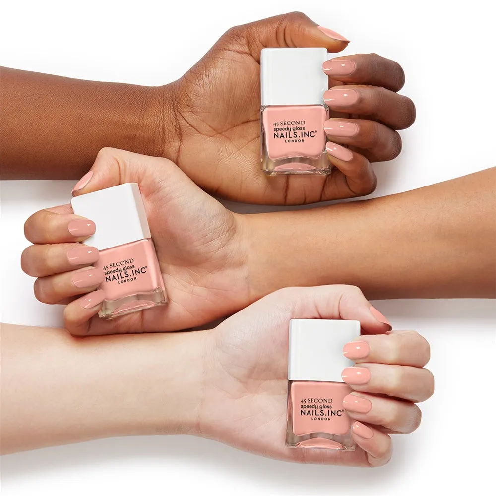 Nails Inc Cruising In Carnaby Street neglelakk rosa crème