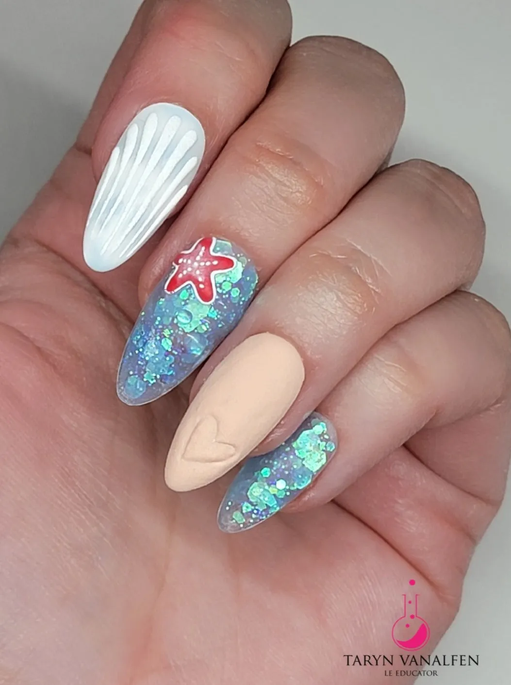 Light Elegance Once Upon a Tide glittergel 10 ml aqua
