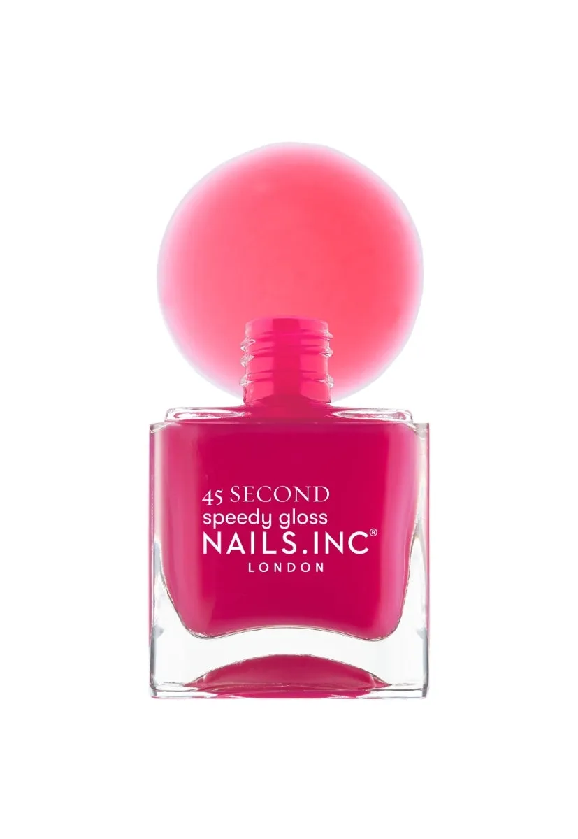 Nails Inc London Jelly Effect Feelin' Berry neglelakk bærglans