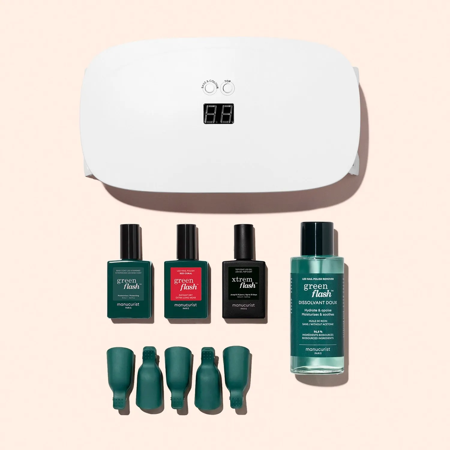 Manucurist Green Flash Discovery Kit gellakk sett 21 dager