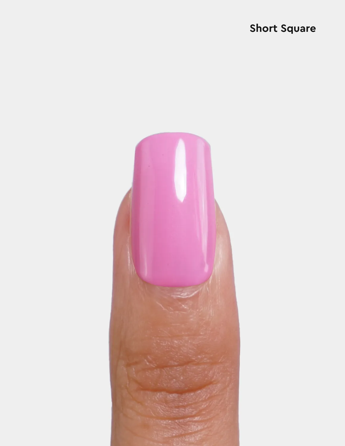 Le Mini Macaron Le Gel Nail Tips Short Round Square kunstnegler matt