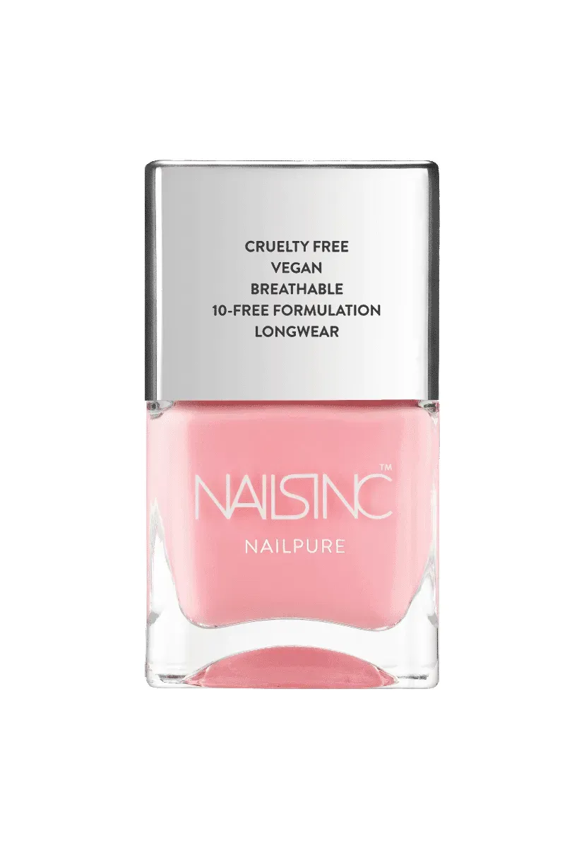 Nails Inc NailPure Mayfair Mansion Mews neglelakk rosa