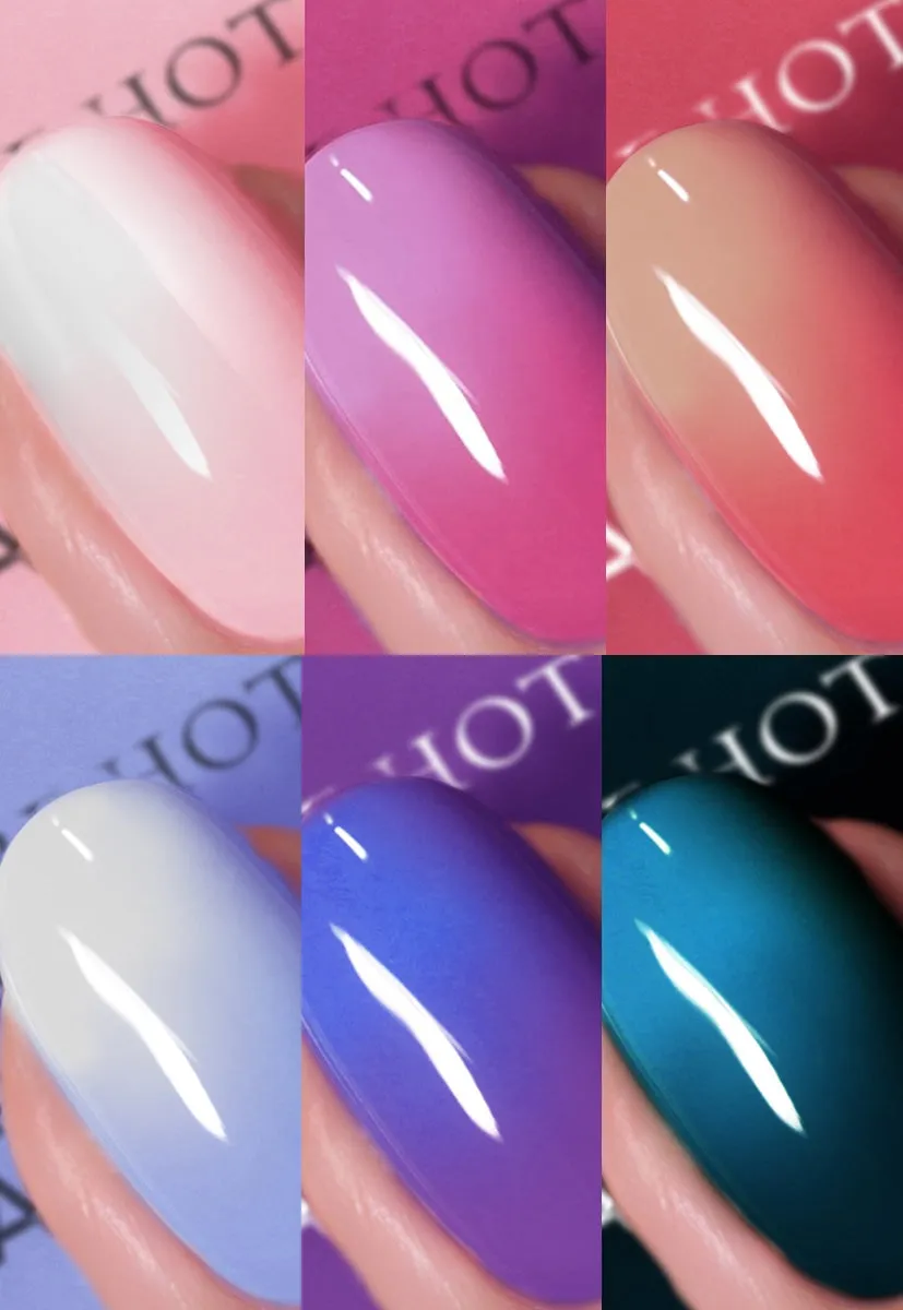 Nails Inc Shade Shifters neglelakk 6-pk gave