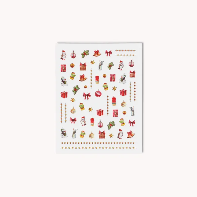 The Gel Collection Jingle Bell Vibe negleklistremerker jul