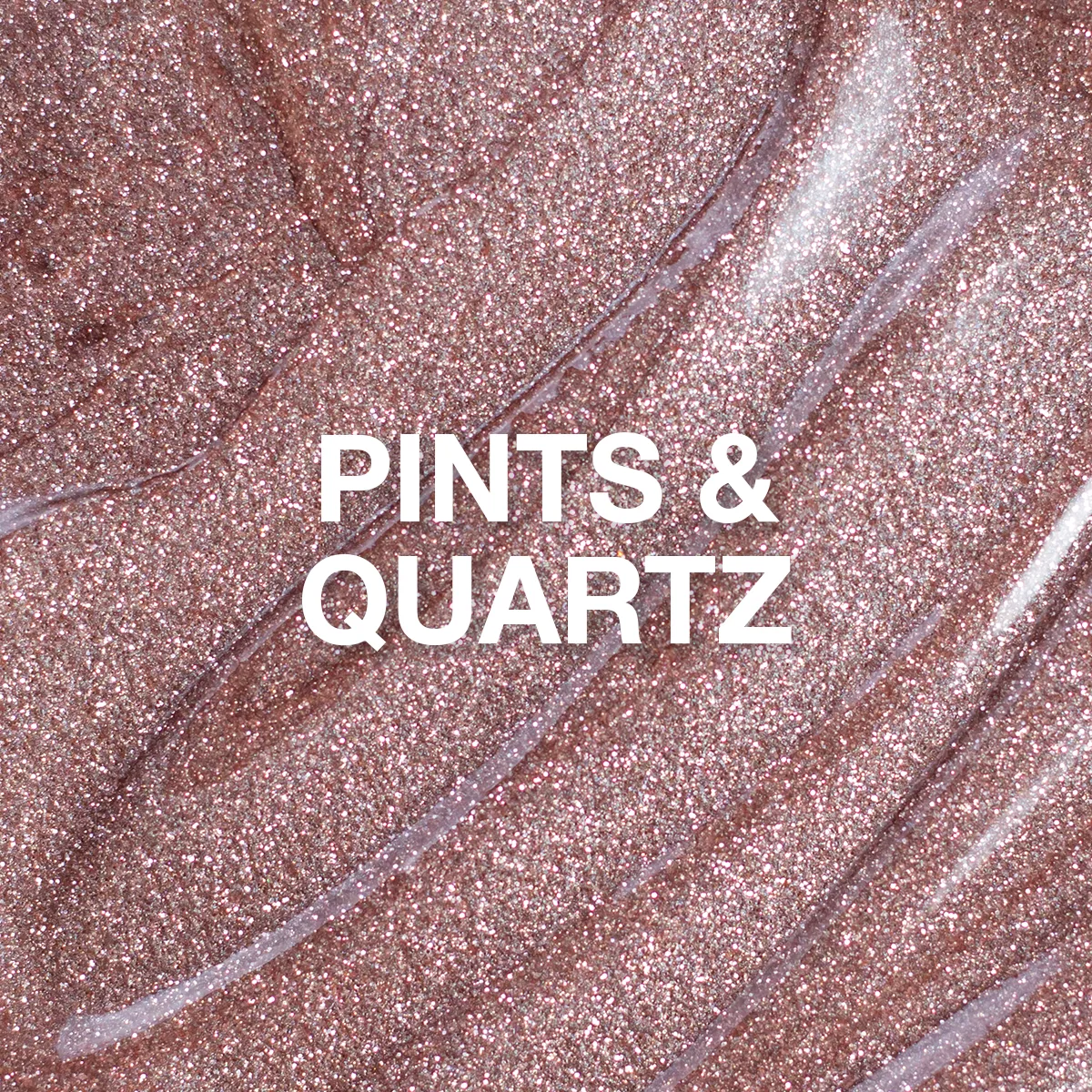 Light Elegance Pints & Quartz glitter gel 10 ml nøytral gull