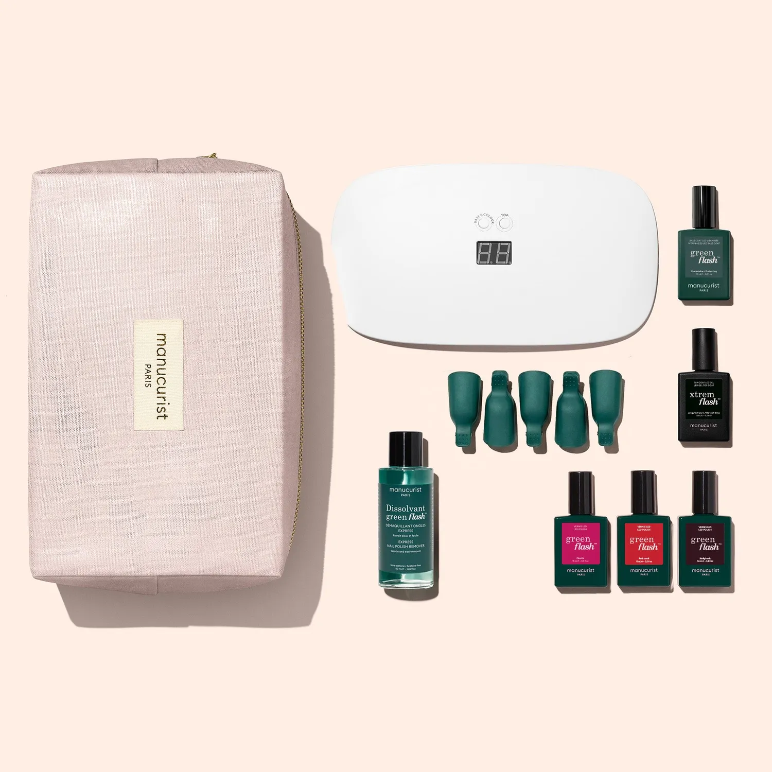 Manucurist Green Flash Starter Kit gellakk sett 21 dager
