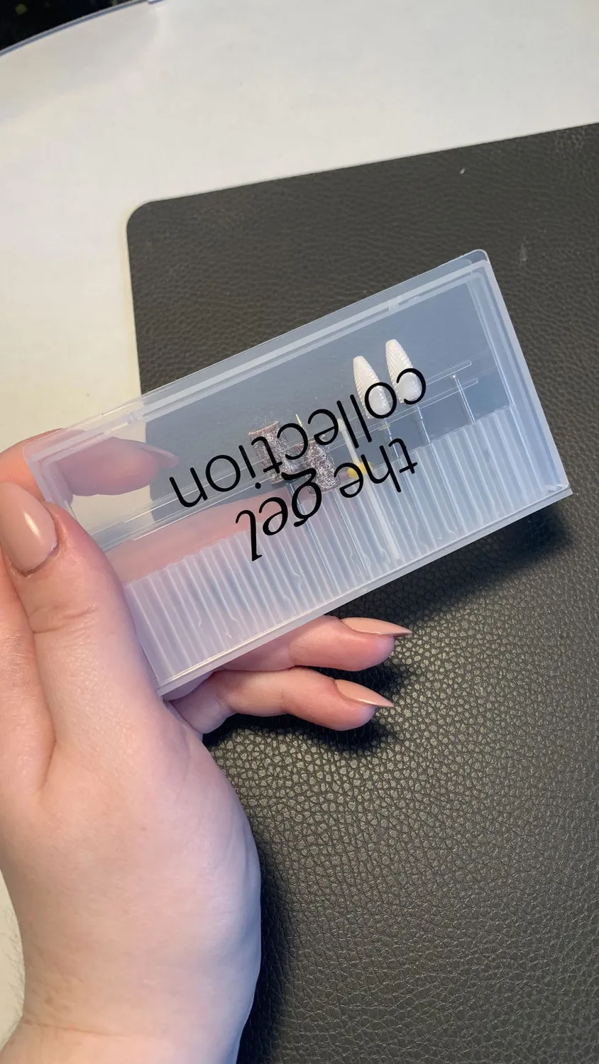The Gel Collection Nail Drill Bit Case oppbevaring 24 bits