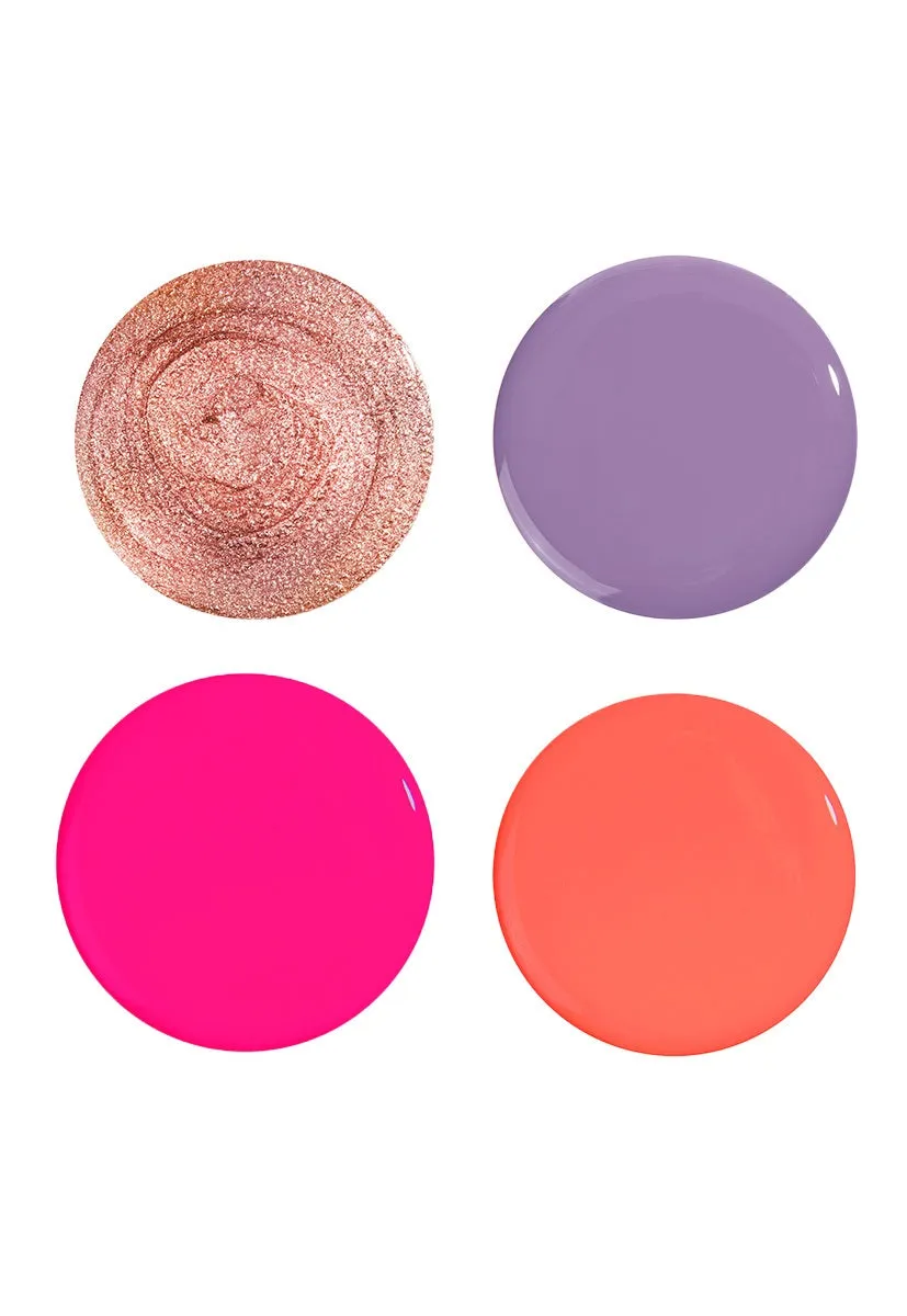 Nails Inc London Main Squeeze neglelakksett 4-pk krem