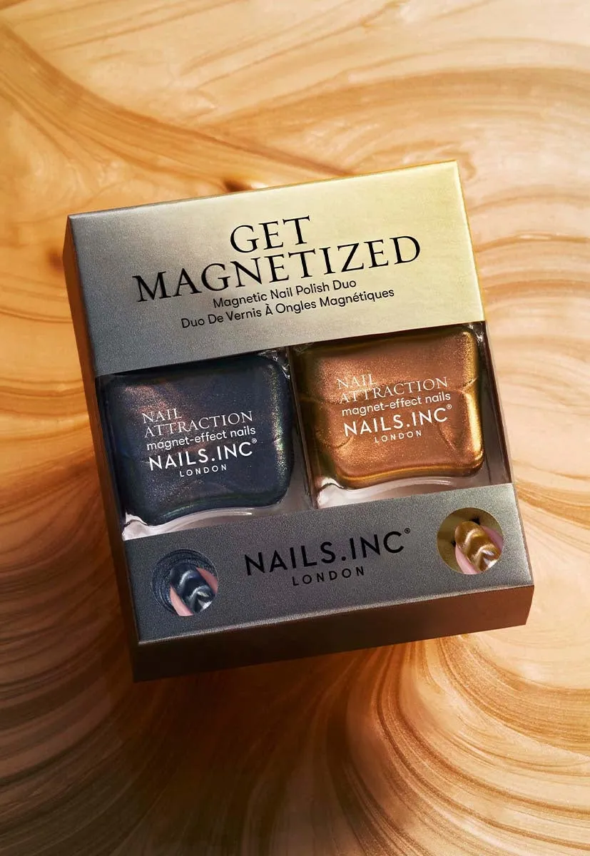Nails Inc London Get Magnetized neglelakk duo magnet