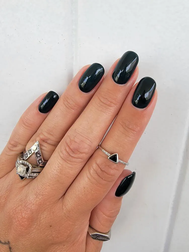 Light Elegance P+ Luxurious gelelakk 10 ml mørk blågrønn