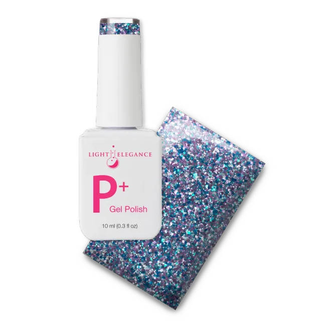 Light Elegance P+ Bratty Blue gellakk 10 ml påfuglblå