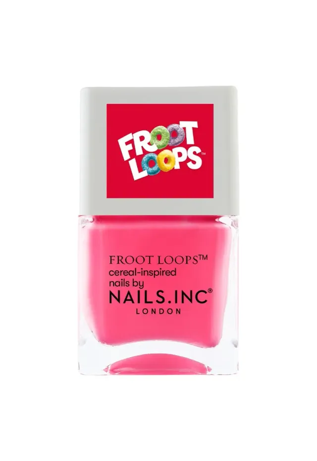 Nails Inc Froot Loops Follow Your Nose neglelakk rosa
