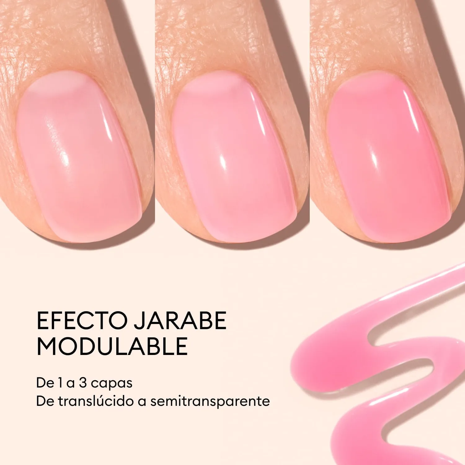 Manucurist Green Pink Sorbet Jelly neglelakk – rosa