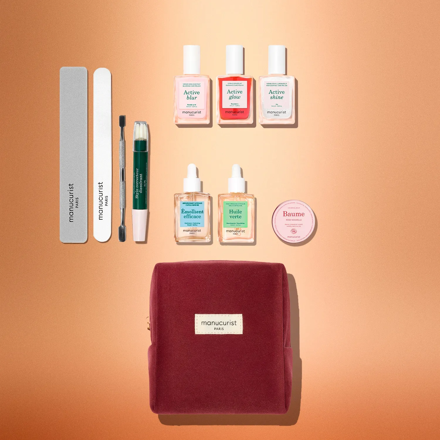 Manucurist Active Addict neglesett pouch gave